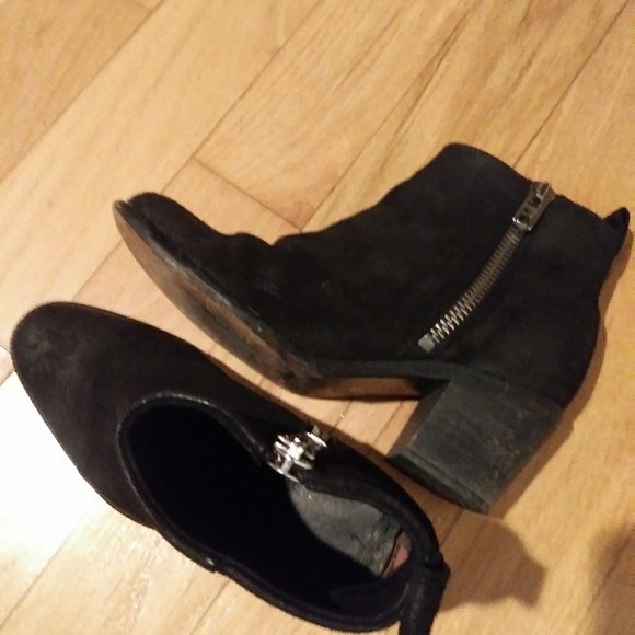 Diesel Chelsea Show pinky ankle black suede boot 7 - Picture 6 of 8